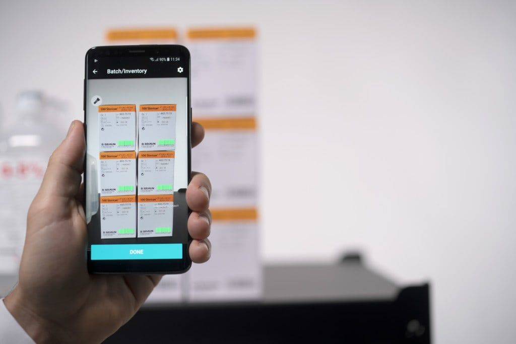 Scan multiple barcodes at once on medication