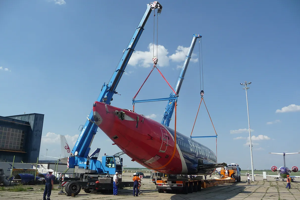 Hebe-und-Zurrtechnik