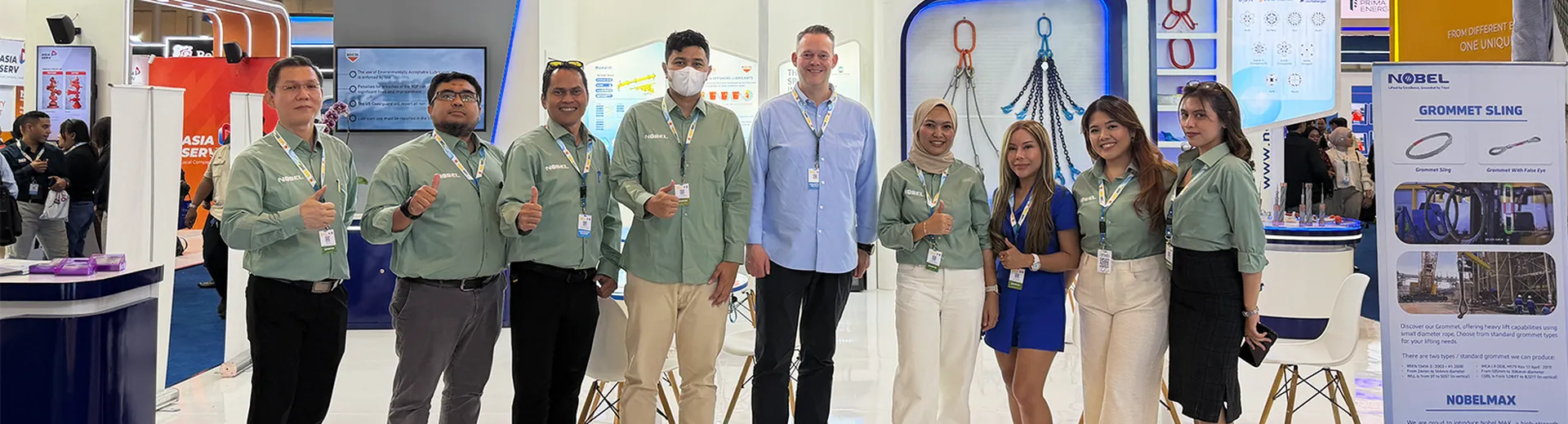 Messeteam von PT Nobel auf der IPA Convex 2026