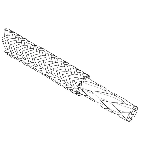 Illustration Double braid