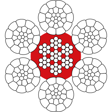 S10 ALC P steel wire rope teci