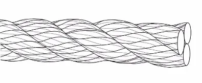 Rope construction - 3-strand rope