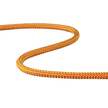 S-curve shot of a winch rope.