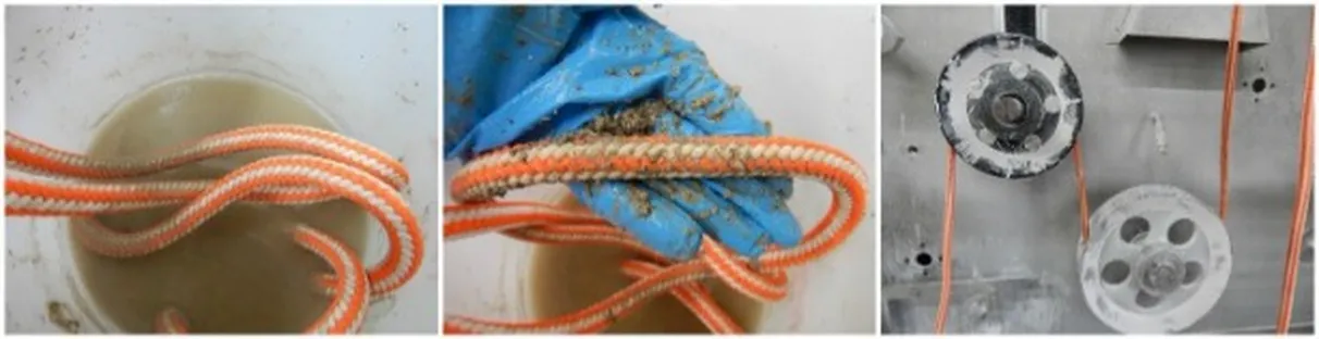 Test layout - treatment with standard dirt