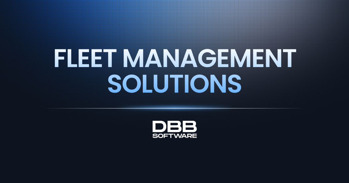 Fleet Management Software Development Services | DBB Software