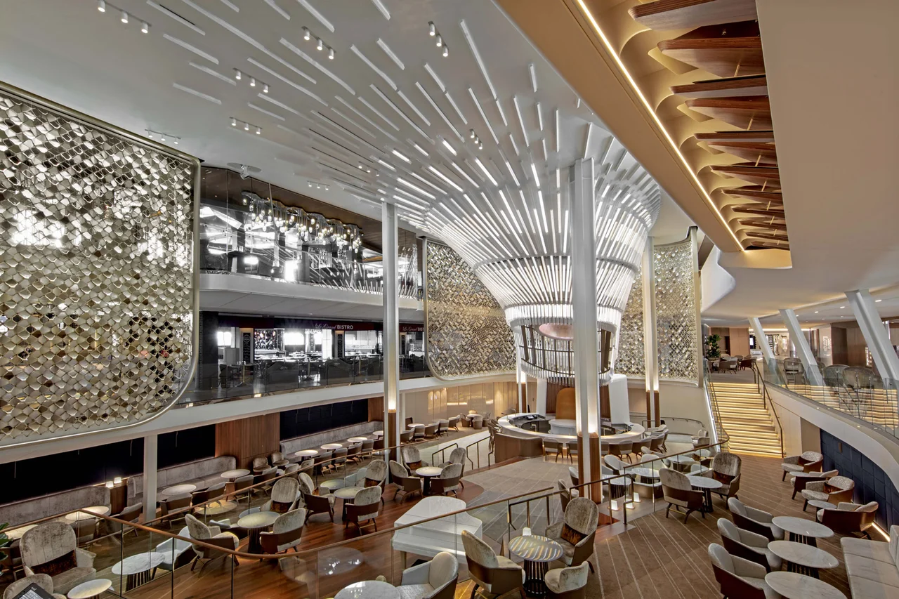 Celebrity Edge Screen in collaboration with Jouin Manku