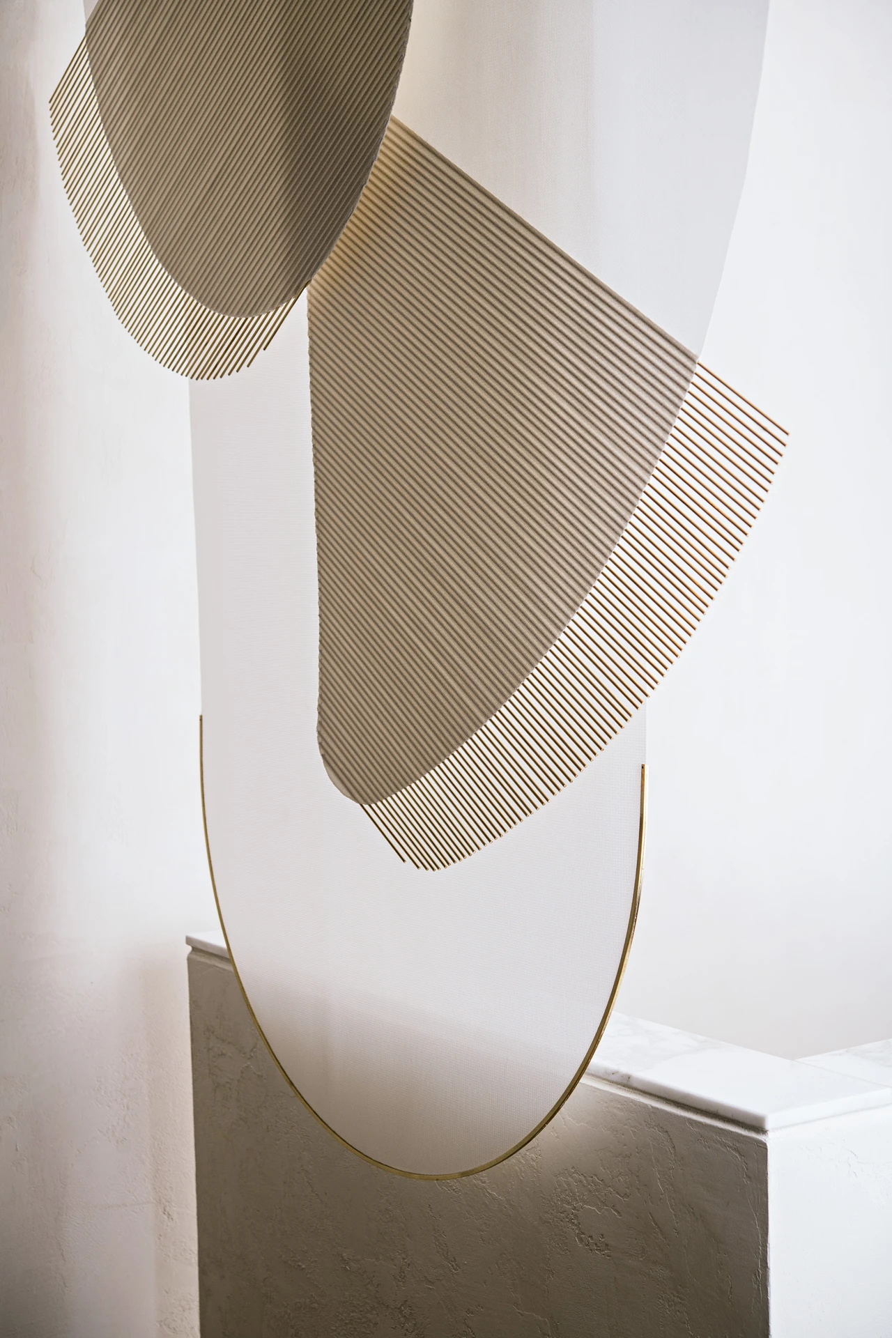 Ç showroom 2019 - Architectural embroidery panels by MTX