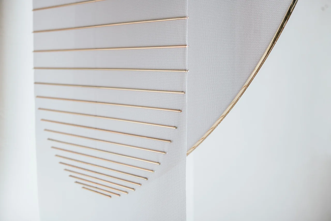 SÇ showroom 2019 - Architectural embroidery panels by MTX - Sunset