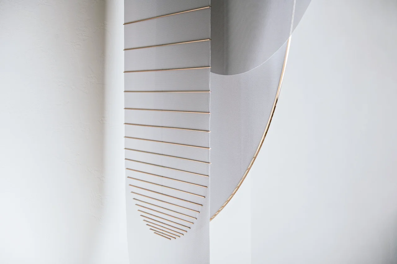 SÇ showroom 2019 - Architectural embroidery panels by MTX - Sunset