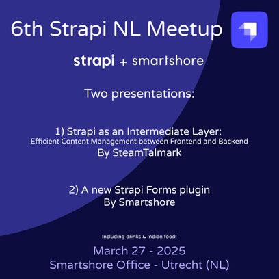 6th Strapi NL Meetup details