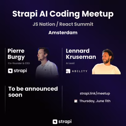 Strapi NL Meetup juni 2026