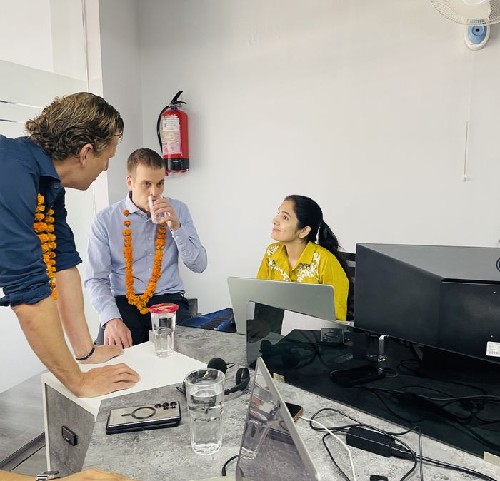 Hubble meets their own Smartshore team in Ludhiana