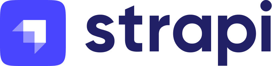 Strapi full logo dark