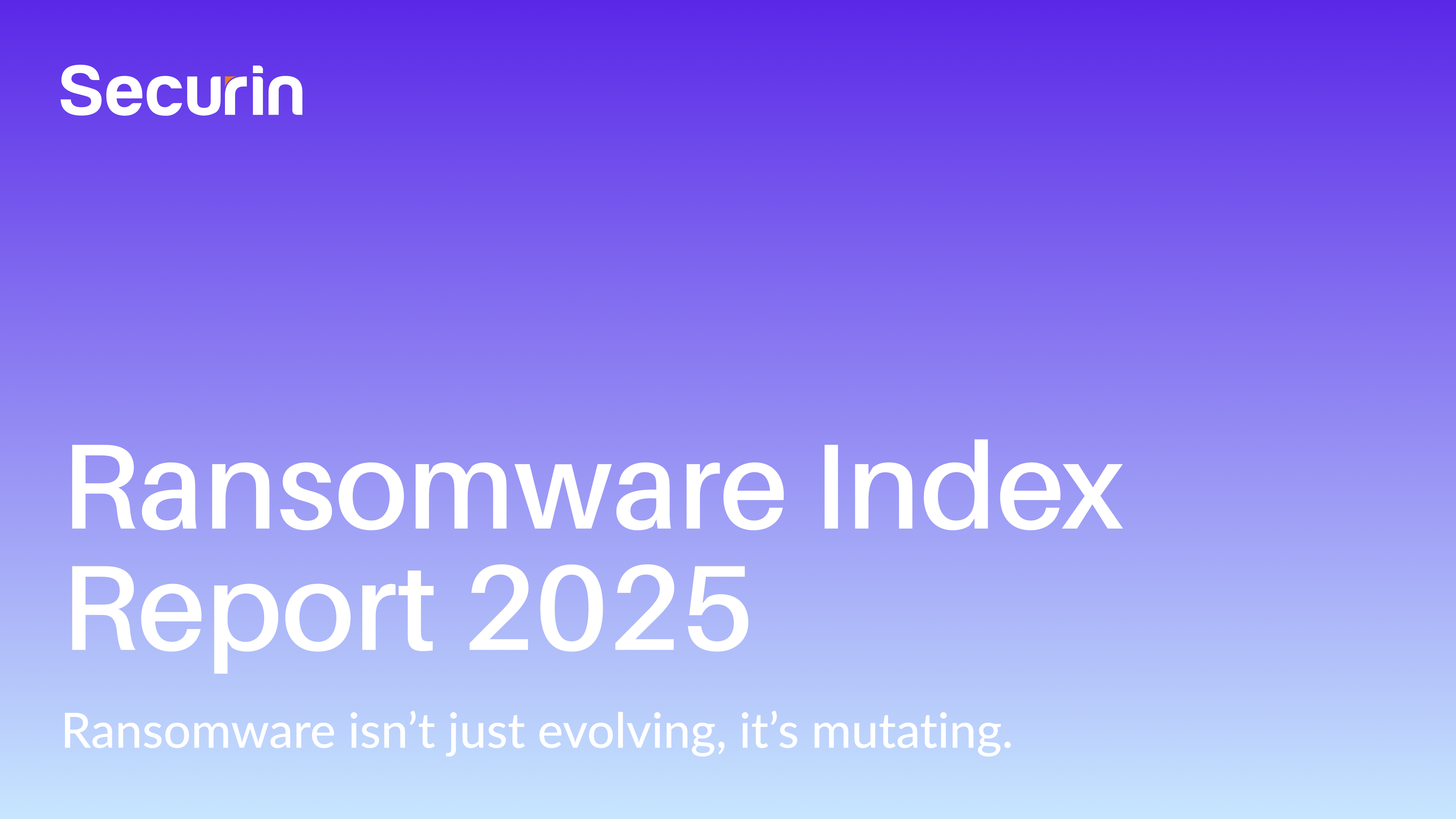 Cybersecurity State Report