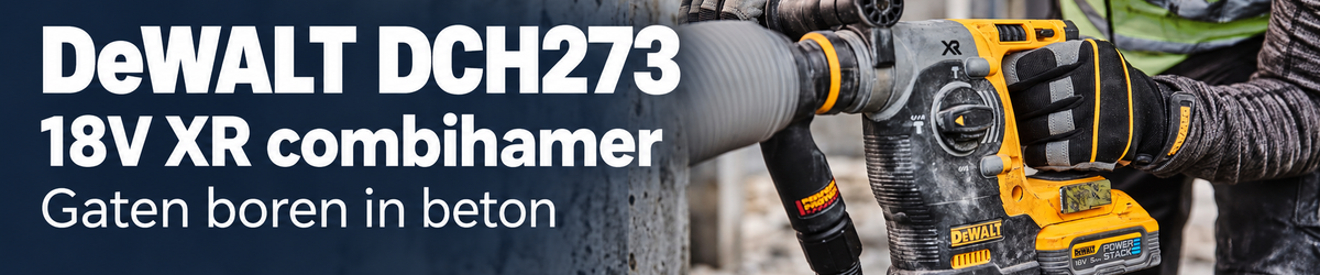DeWALT DCH273 accu combihamer voor betonboringen