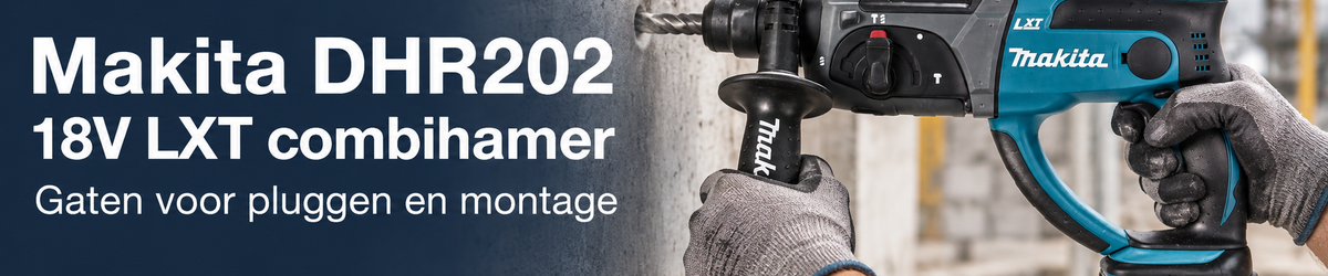 Makita DHR202 Makita DHR202 accu combihamer voor plug- en montagegaten