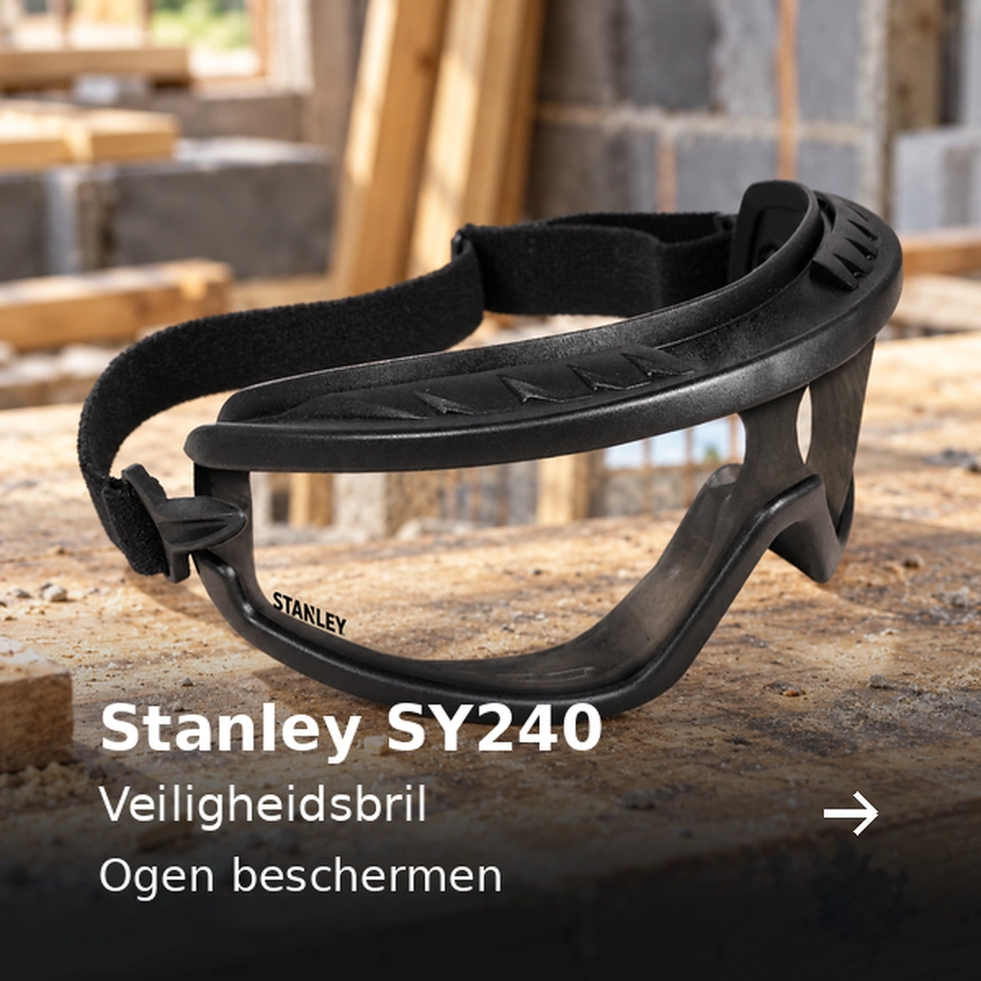 Stanley SY240. Veiligheidsbril. Ogen beschermen