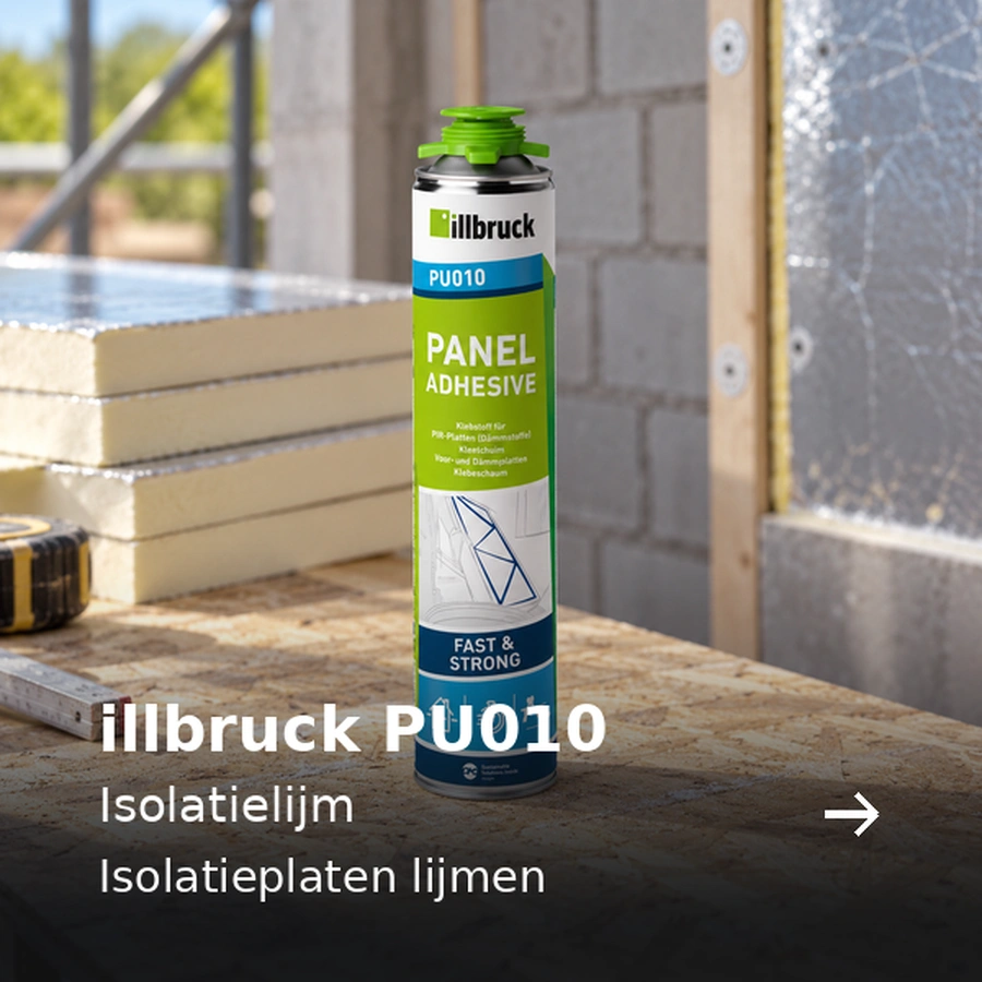 illbruck PU010. Isolatielijm. Isolatieplaten lijmen