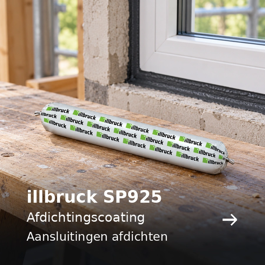 illbruck SP925. Afdichtingscoating. Aansluitingen afdichten