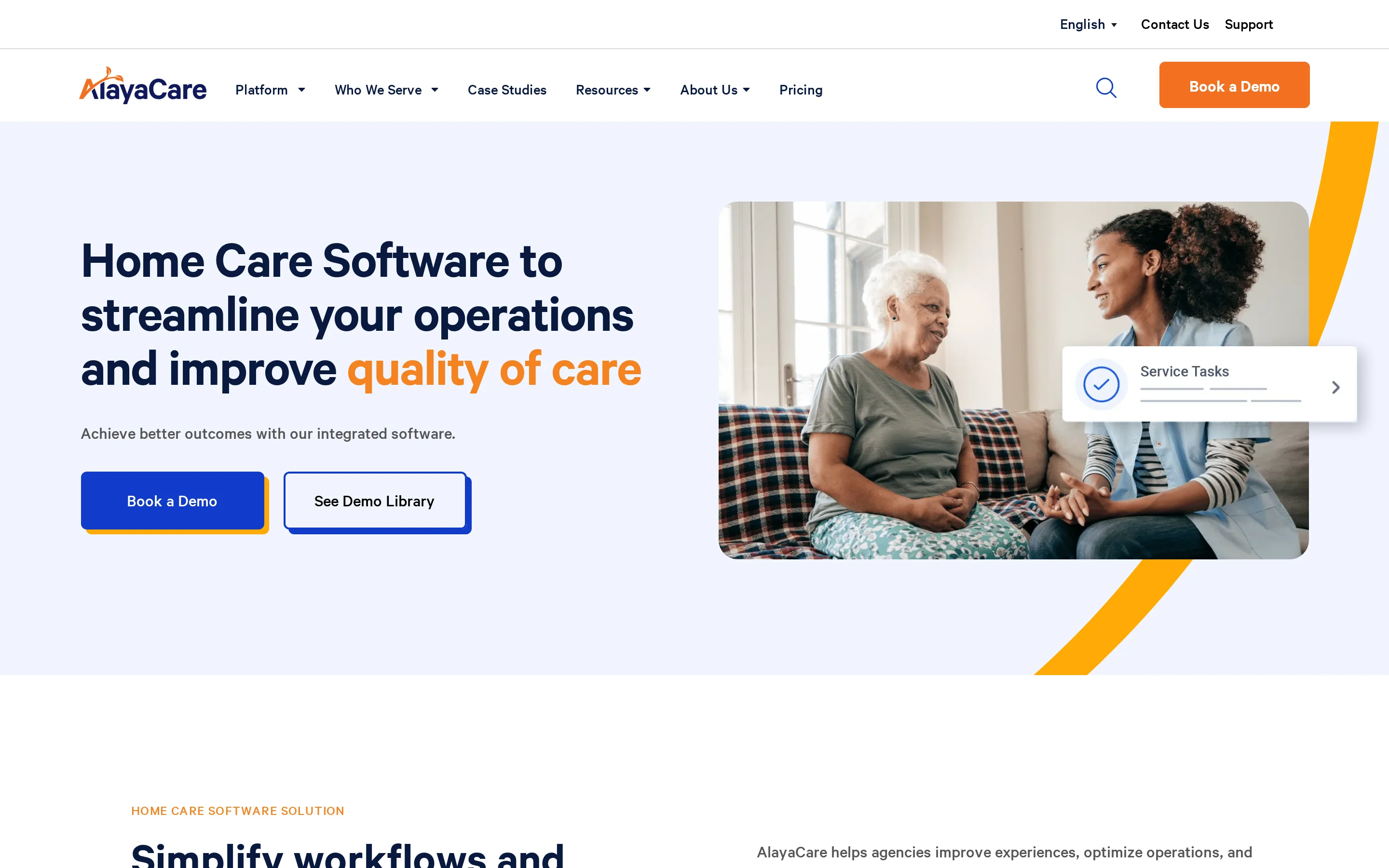 AlayaCare cloud home care platform for scheduling, documentation, and care coordination AlayaCare cloud home care platform for scheduling, documentation, and care coordination