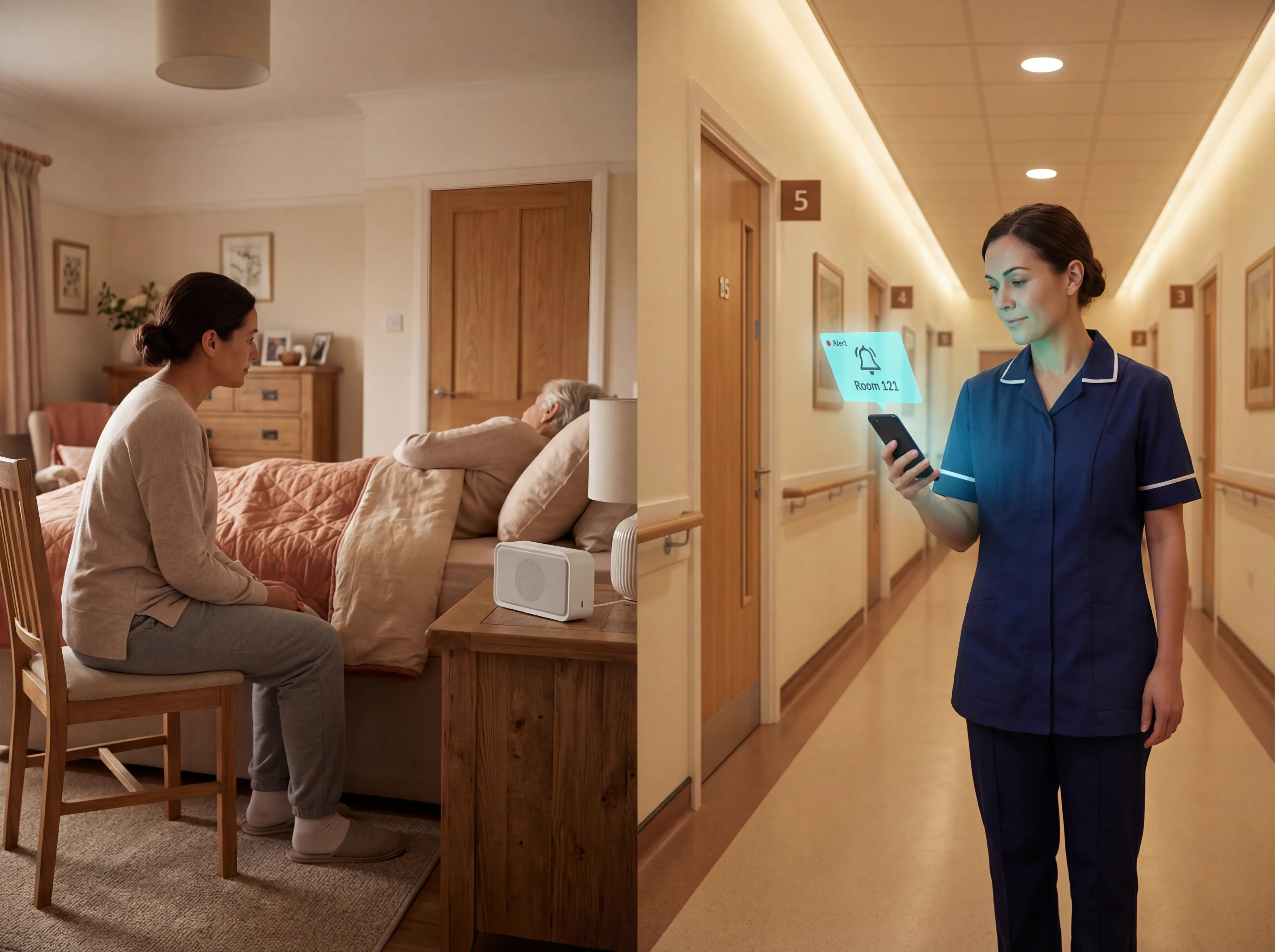 Caregiver workflow in home care and facility settings