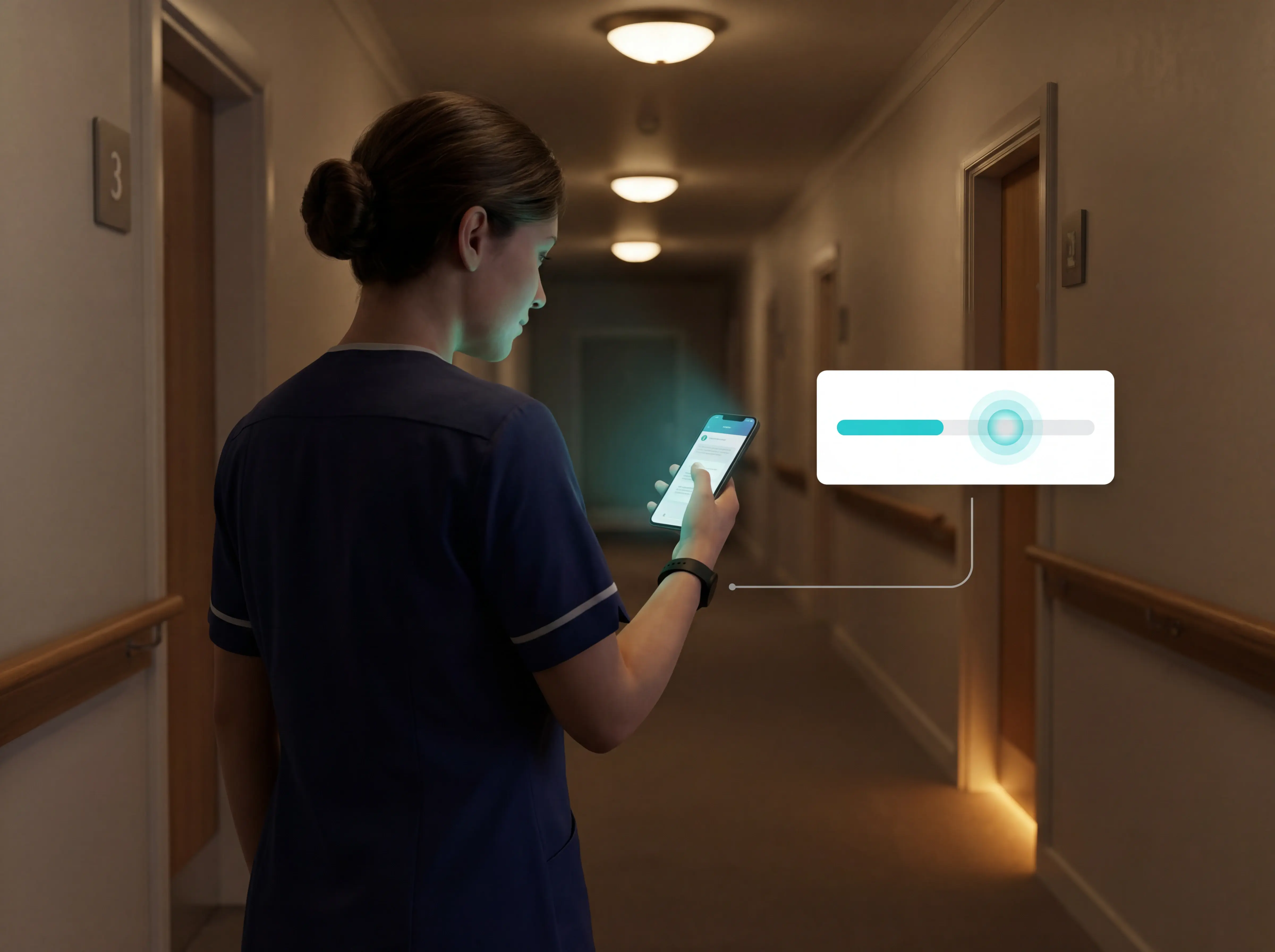Bed exit alarm sensor types compared by when each detects resident movement