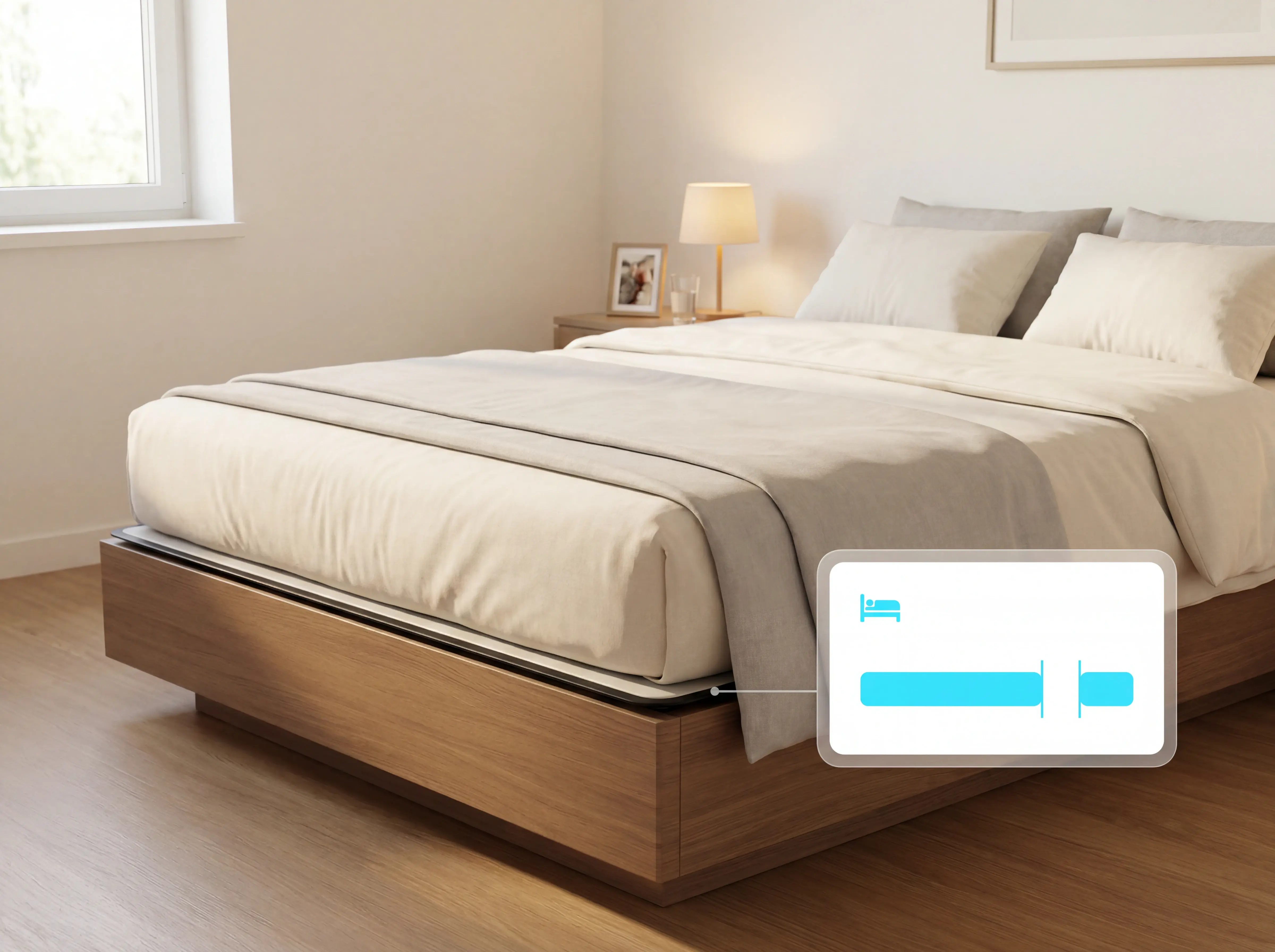Pressure-sensing bed pads