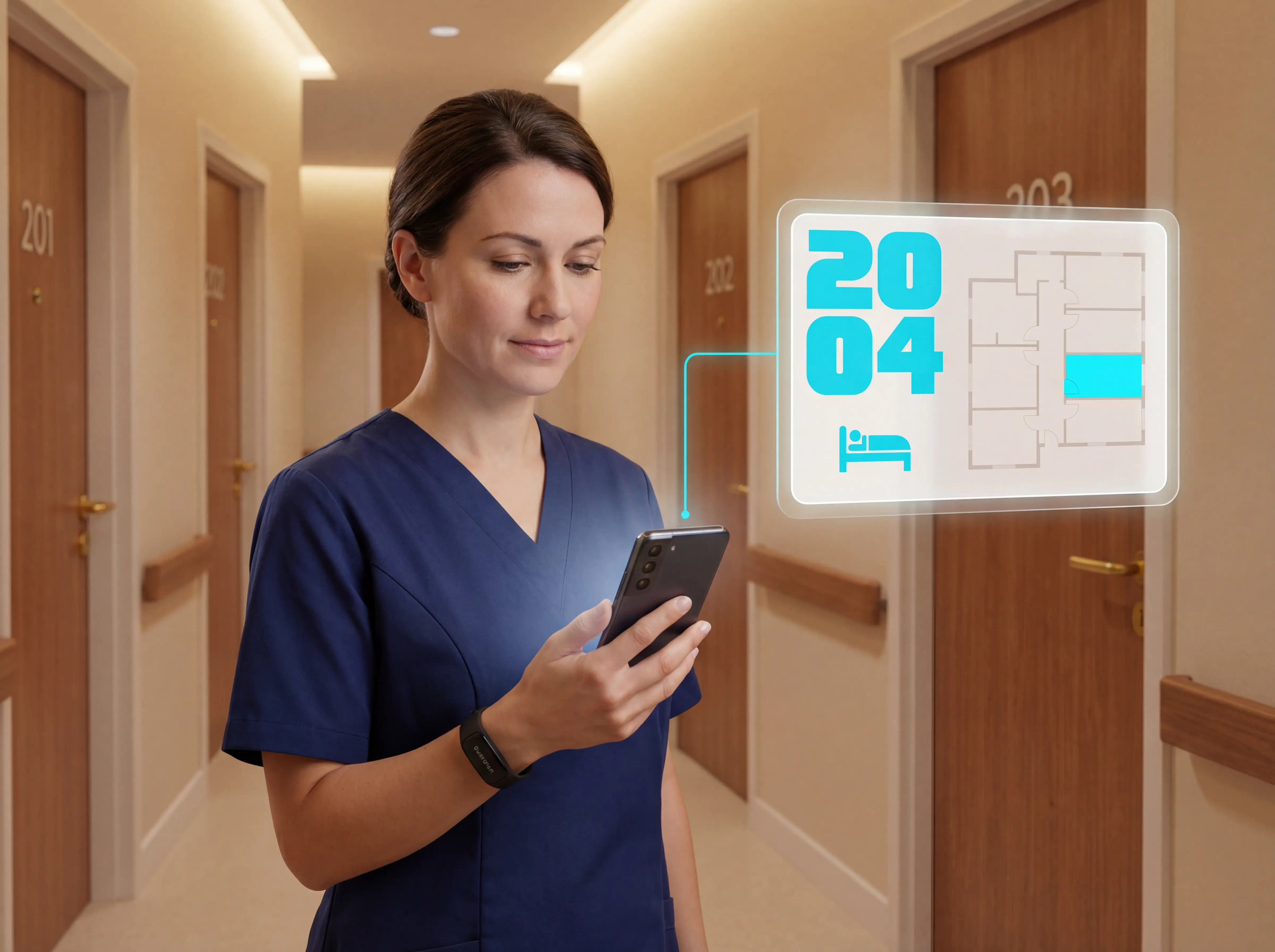 Alert routing and escalation in residential care