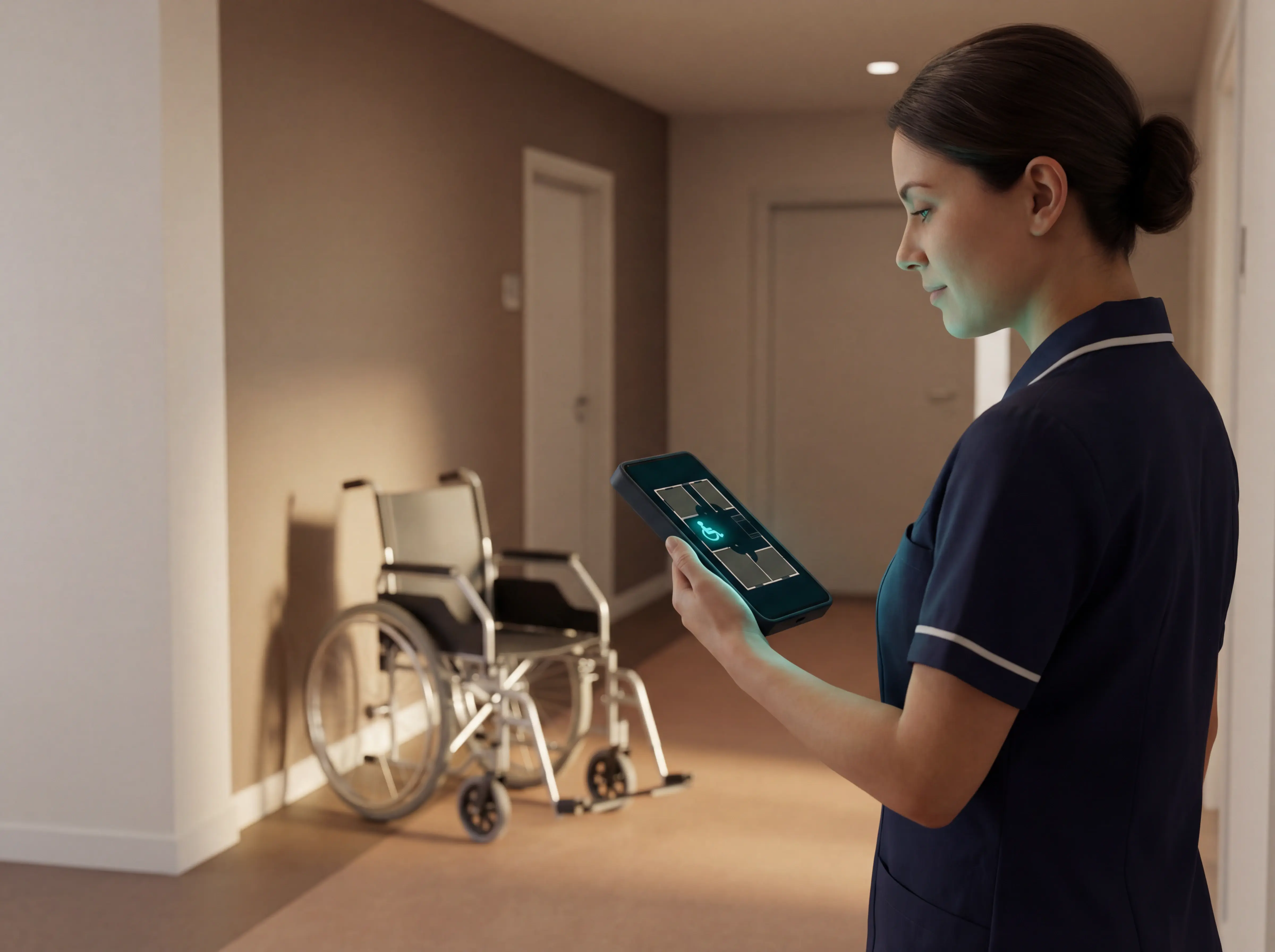 Illustration placeholder: asset search and live map location