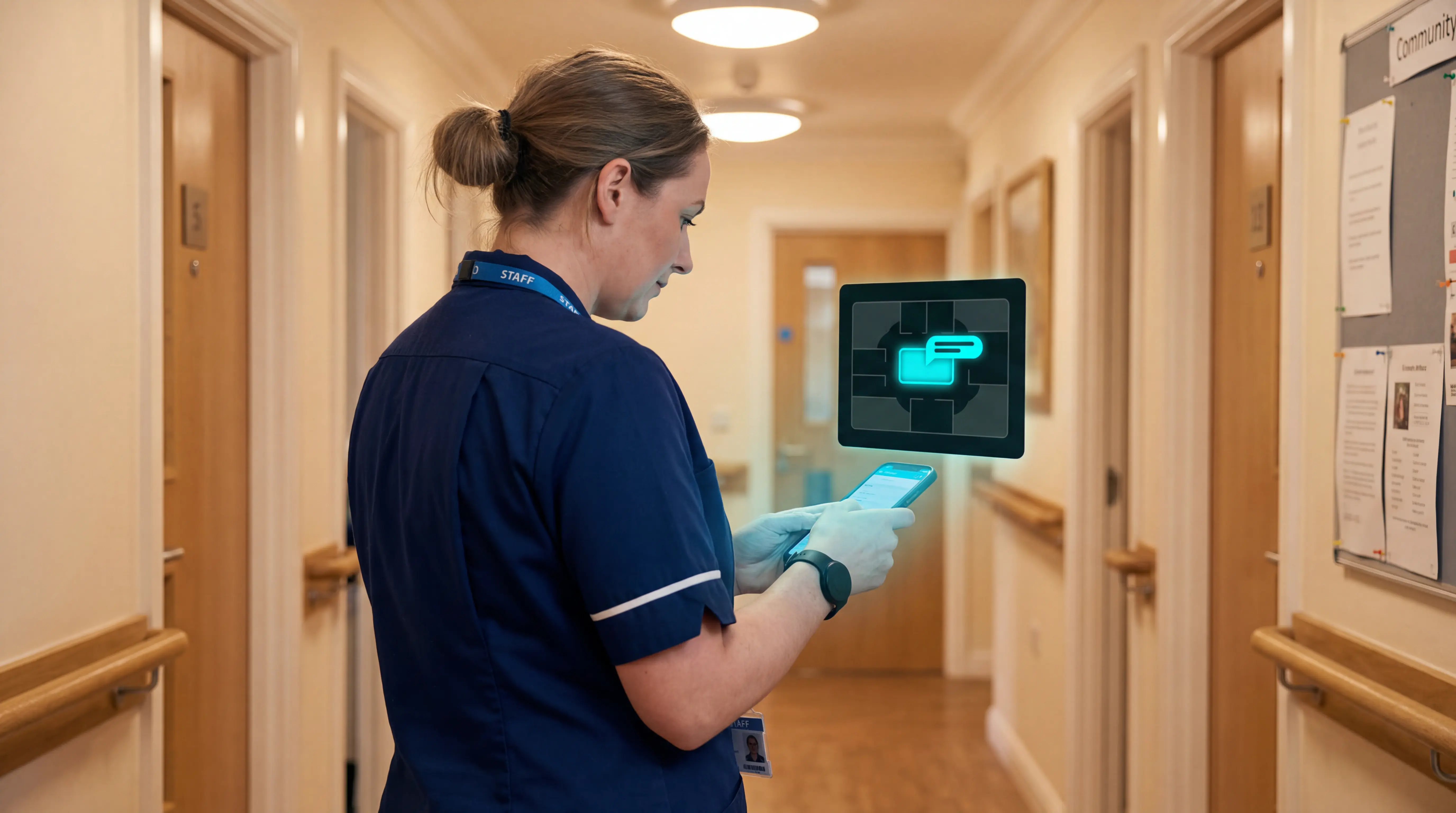 Indoor positioning systems for care homes