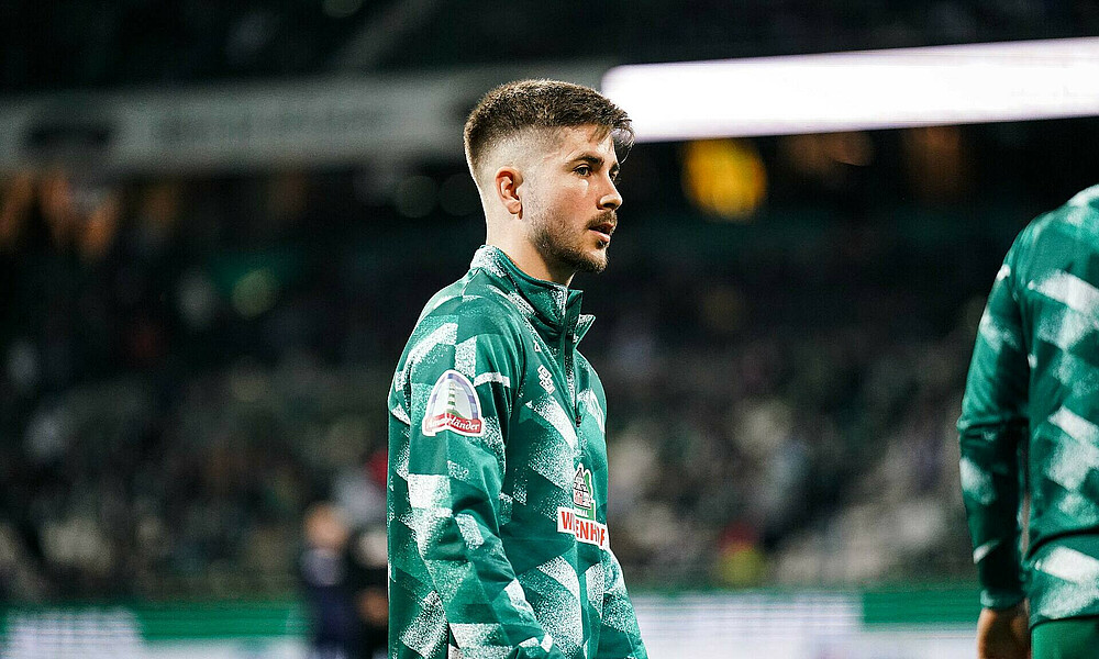 Romano Schmid beim Aufwärmen. 