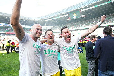 Torwartteam feiert Aufstieg