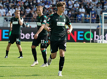 Dejan Galjen feierte sein Profidebüt für die Grün-Weißen 