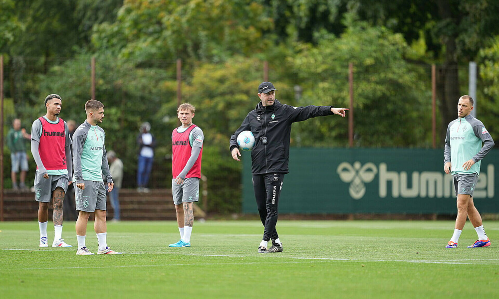 Ole Werner auf dem Trainingsplatz. 