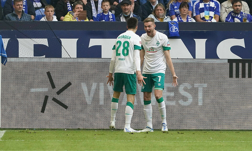 Ilia Gruev erzielte gegen Schalke seinen ersten Treffer für die Werder-Profis