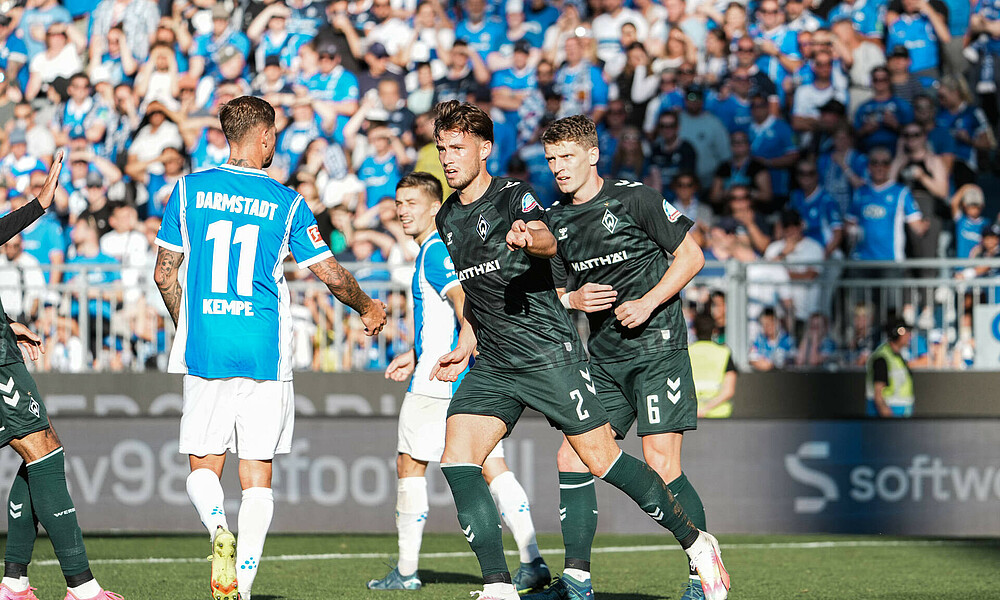 Olivier Deman nach seinem Kopfballtor. 