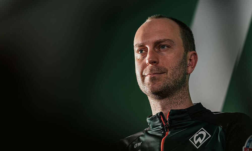 Ole Werner in der Interviewsituation. 