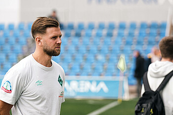 Niclas Füllkrug in Großaufnahme. 