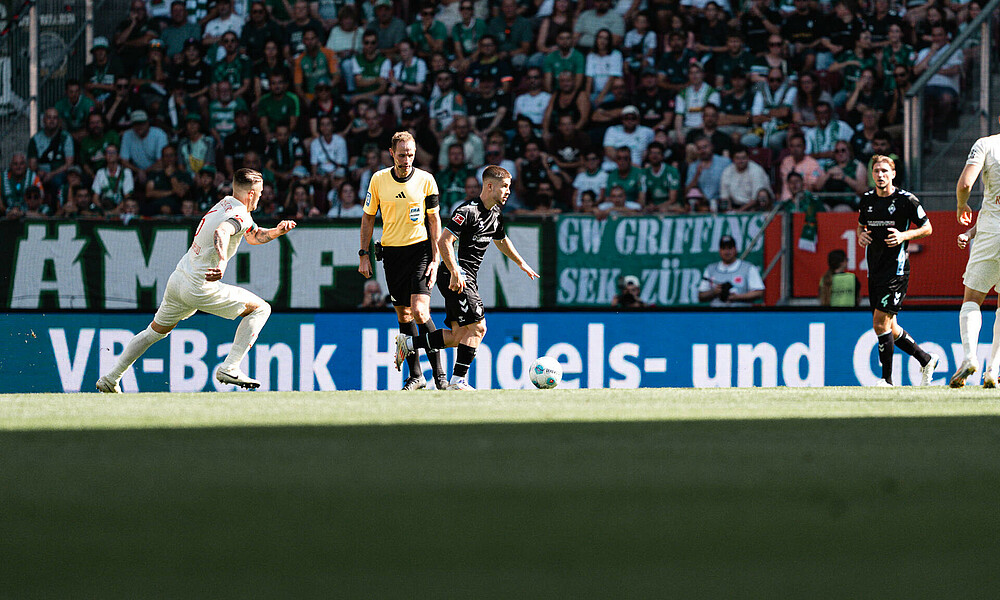 Sascha Stegemann auf dem Platz. 