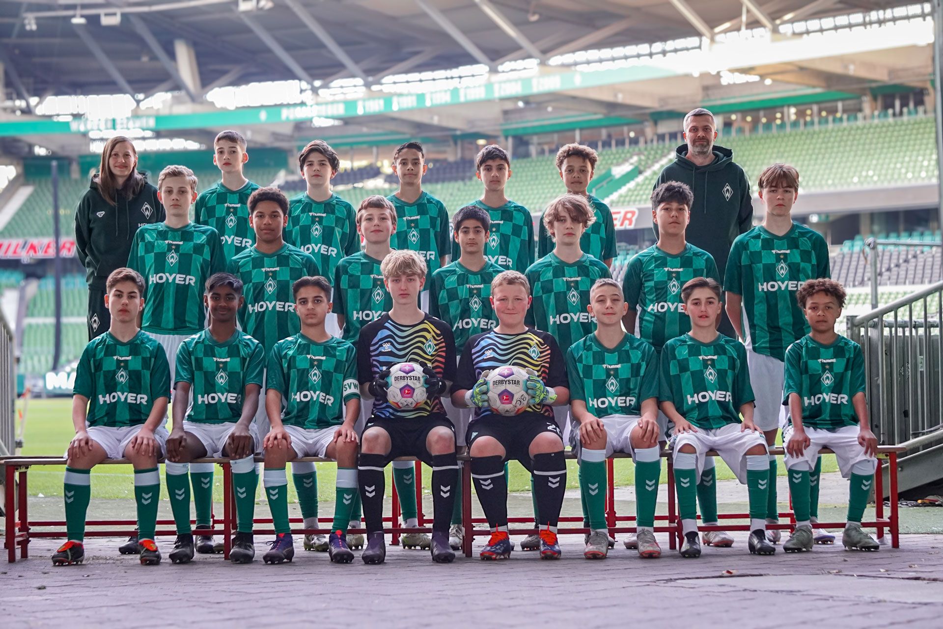 Mannschaftsfoto der 3. C-Jugend in der Saison 2025/26