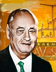 Ein Gemälde von Heinz Fedde