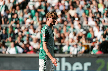 Nick Woltemade beim Mainz-Spiel.