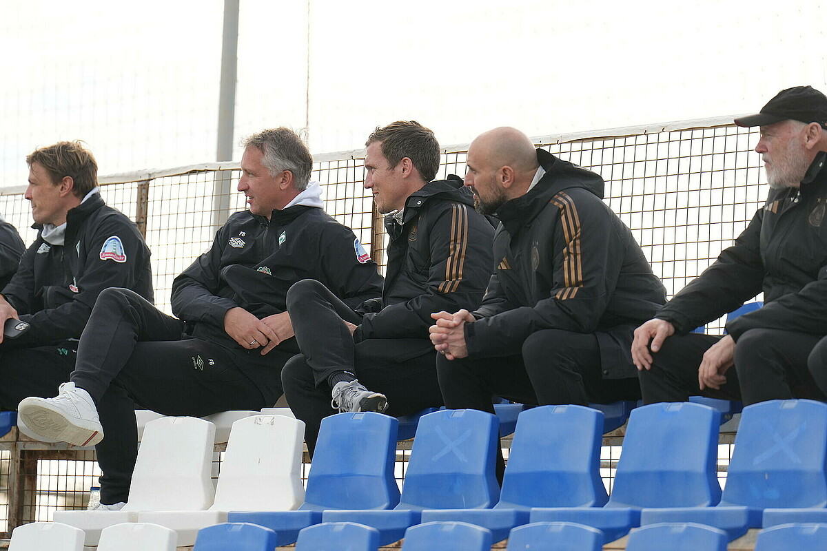 Wolf, di Salvo und Gerland neben Baumann und Fritz