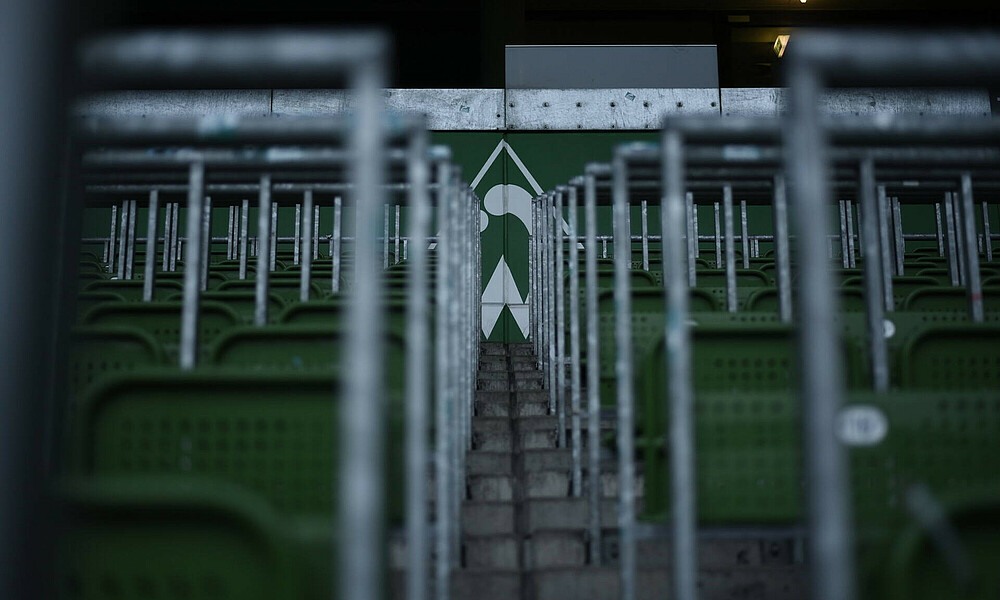 Eine Werder-Raute in der Ostkurve. 