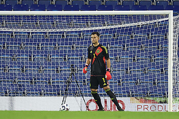 Mio Backhaus im Trikot der U20-Nationalmannschaft. 