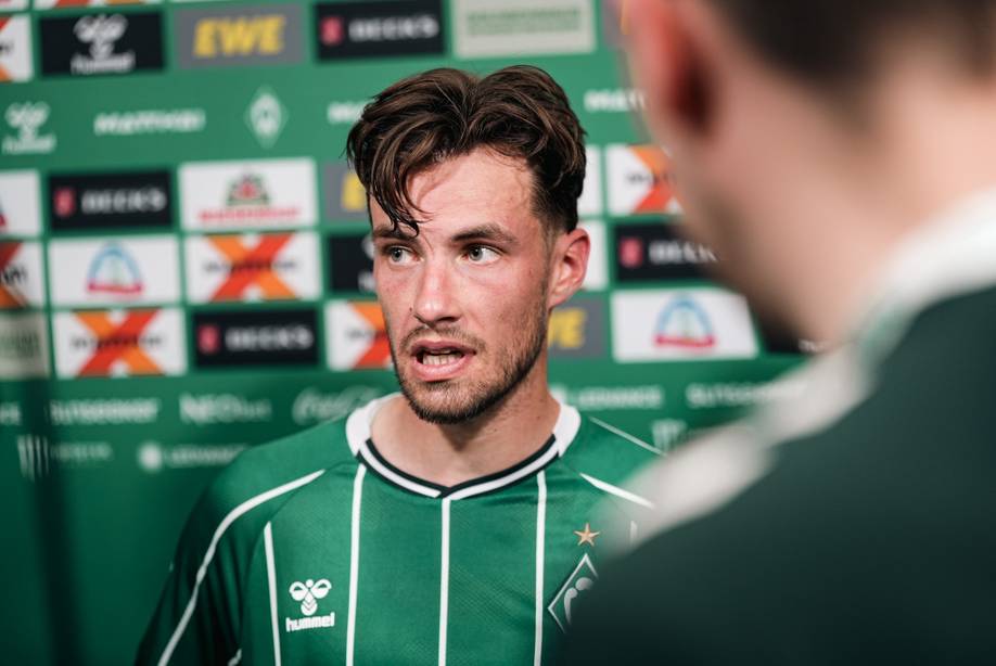 Olivier Deman in der Mixed Zone.