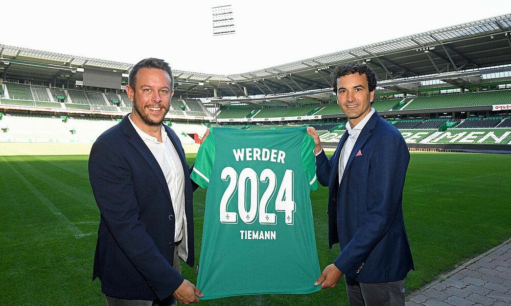 null SV Werder und Tiemann Gruppe bleiben Partner