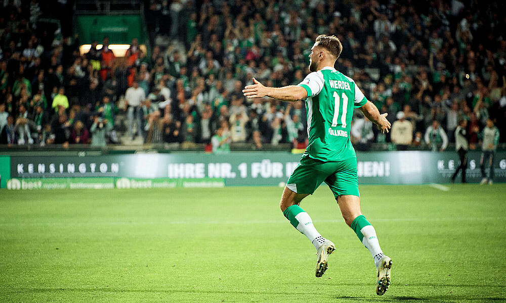 Niklas Füllkrug jubelt