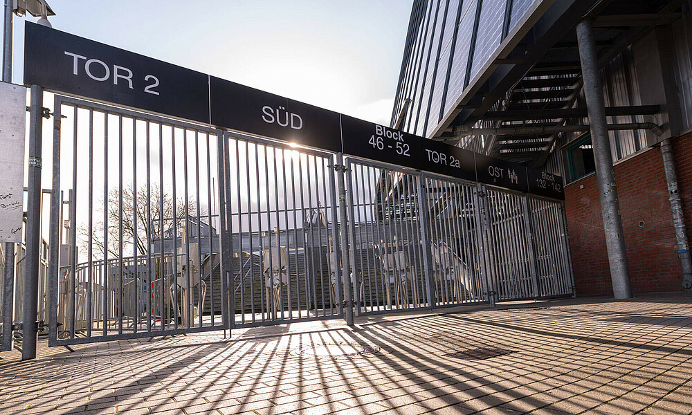 null Einlass Tor Zwei im wohninvest WESERSTADION.