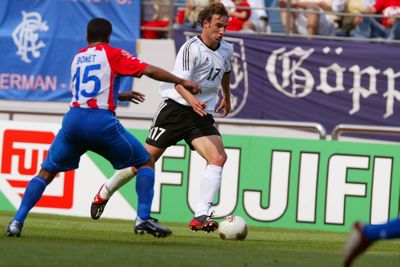 Marco Bode im Trikot der deutschen Nationalmannschaft.